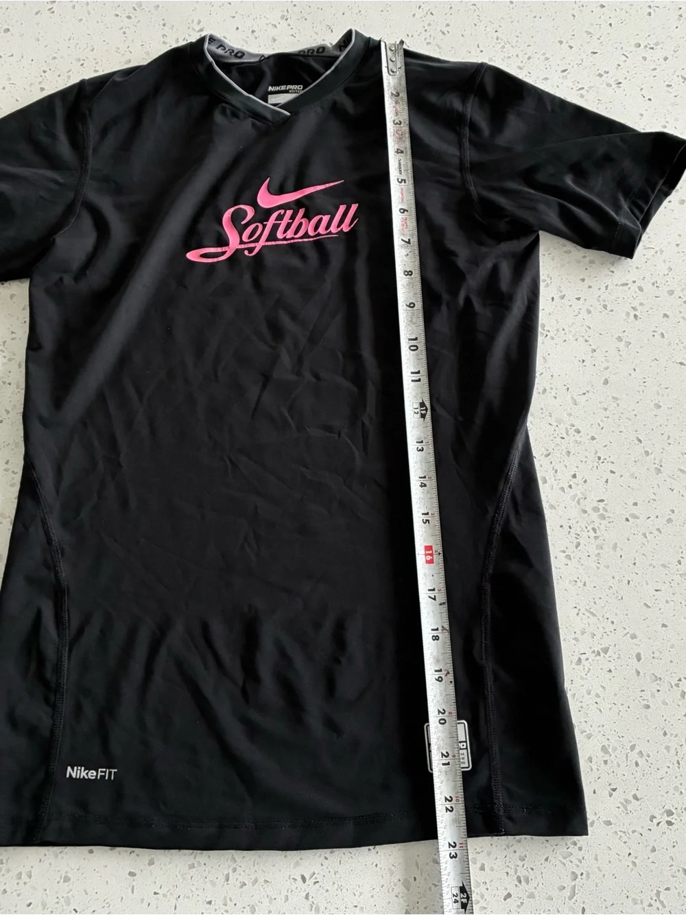 000 - NIKE FIT SOFTBALL ATHLETIC SOFTBALL LOGO SHIRT